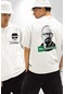 Heisenberg Breaking Bad Beyaz Oversize Unisex Ön Ve Sırt Baskılı Tişört Beyaz