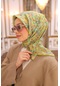 Silk Home Soft Eşarp 73078-22 Vizon, Yeşil, Kavuniçi, Eflatun