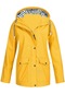 Ikkb Sonbahar Ve Kış İçin Rahat Düz Renk Su Kadın Palto Sarı