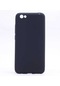 Tecno - Vestel E3 - Kılıf Mat Renkli Esnek Premier Silikon Kapak - Siyah