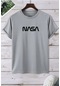 Nasa Tasarım Tshirt Gri