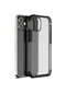 Noktaks - iPhone Uyumlu 12 Mini - Kılıf Koruyucu Sert Volks Kapak - Siyah