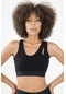 Maraton Active Slimfit Kadın Atlet Yaka Kolsuz Fitness Siyah Bra 21972-Siyah