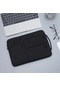 Laptop Çantası 13.3 15.6 14 İnç Su Geçirmez Dizüstü Bilgisayar Çantası Kol Black 12 İnch Arka Kapak