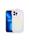 Noktaks - iPhone Uyumlu 12 Pro Max - Kılıf Kedi Figürlü Pop Soketli Ritmik Kapak - Beyaz