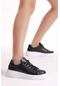 Tonny Black Kadın Siyah Poli Taban Bağcıklı Spor Ayakkabı Tba130 101