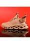 Kahverengi Büyük Boy Shoes39-46 Erkek Ayakkabı Örgü Nefes Alabilir Spor Erkek Rahat Ayakkabılar Kahverengi