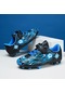 Snapbuy Blue Ocean Spor Futbol Ayakkabısı Krampon Siyah - Mavi