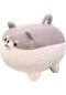 Sevimli Shiba Inu Doll Yumuşak Köpek Yastık Peluş Oyuncak - Gri