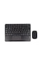 Technopc Ultrapad Up07.s21ga 7" Uyumlu Kablosuz Bluetooth Şarjlı Touchpad'li Klavye Mouse Seti - Siyah