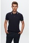 Twn Slim Fit Lacivertvert Düz Örgü Pamuklu Logo Baskılı T-Shirt 0Ec146011783M