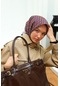 Silk Home Soft Eşarp 73073-24 Siyah, Narçiçeği, Saks, Bej, Taba
