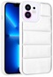 iPhone Uyumlu 11 Kılıf Kamera Korumalı Airbagli Renkli Lopard Seksek Kapak - Gümüş