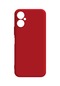 Noktaks - Tecno Uyumlu Tecno Spark 9 Pro - Kılıf Mat Soft Esnek Biye Silikon - Kırmızı