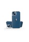 Mutcase - İphone Uyumlu İphone 14 Plus - Kılıf Stand Olan Şeffaf Pürüzsüz Sert Skuba Kapak - Gümüş