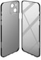 Mutcase - İphone Uyumlu İphone 13 - Kılıf 360 Full Koruma Ön Ve Arka Korumalı Led Kapak - Siyah