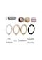 G23 Titanyum 20g/0.8mm Küpe Burun Halkası Septum Hoop Piercing Vücut Kadın 1.6x10mm 1 1.50 CM-Gümüş