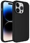 iPhone Uyumlu 13 Pro Kılıf Magsafe Wireless Şarj Özellikli Pastel Renk Silikon Lopard Plas Kapak - Siyah