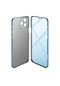 Noktaks - iPhone Uyumlu 13 Pro Max - Kılıf 360 Full Koruma Ön Ve Arka Korumalı Led Kapak - Mavi Açık