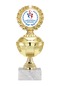 Odak Kupa - Economy Kupalar - Eco-037 C - 22 Cm Altın - Beyaz