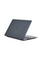Kilifolsun Macbook Uyumlu 13.3' Pro 2020 Msoft Kristal Kapak Siyah