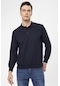 Süvari Erkek Polo Yaka Regular Kalıp Armürlü Sweatshirt Tr2013700314-m09