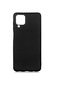 Kilifone - Samsung Uyumlu Galaxy M12 - Kılıf Mat Renkli Esnek Premier Silikon Kapak - Siyah