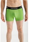 Maraton Sportswear Ekstra Slim Erkek Düz Paça Basic Fıstık Yeşil Boxer 20395-fıstık Yeşil