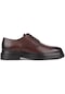 Shoetyle - Kahverengi Deri Bağcıklı Erkek Klasik Ayakkabı 250-2013-776-kahverengi
