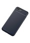 Noktaks - iPhone Uyumlu 7 Plus - Kılıf Auto Focus Negro Karbon Silikon Kapak - Lacivert
