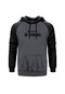 Ymh Xmax Text Gri Renk Reglan Kol Sweatshirt