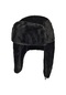 Hyt-warm Şapka Açık Havada Bisiklet Rüzgar Geçirmez Ve Soğuğa Dayanıklı Kulak Koruyucu Yıldırım Şapkası-siyah
