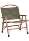 Shinetrip A375 Outdoor Taşınabilir Ahşap Kamp Sandalyesi Yeşil