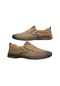 Ikkb Yaz Modası Rahat Yumuşak Deri Erkek Makosen Ayakkabı 2508 Haki