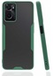 Oppo A96 4g Kılıf Parfe Silikon Kapak Kamera Korumalı Kılıf Ultra Ince Buzlu Mat Renkli - Koyu Yeşil