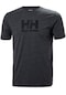 Helly Hansen Logo Erkek Gri Bisiklet Yaka Tişört 33979-982
