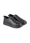 Vojo V3050 Hakiki Deri Lastikli Kadın Sneaker Ayakkabı 267800001476 01 Siyah