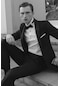 Ac&Co / Altınyıldız Classics Slim Fit Desenli Smokin Damatlık Siyah (518177878)-48-6N