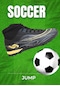 1768-29677 Çoraplı Halı Saha Futbol Ayakkabısı Siyah