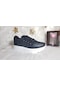 Flet Kadın Kalın Taban Sneaker Ortapedik Ayakkabı Ckr00584 Siyah