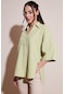 Fashion Friends Kadın Gömlek 24y0807k1 Fıstık Yeşil