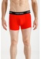 Maraton Sportswear Ekstra Slim Erkek Düz Paça Basic Kırmızı Boxer 20395-kırmızı