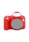 Canon Eos 200d / Eos 200d Mark Iı İçin Yumuşak Silikon Koruyucu Kılıf Kırmızı Diğer