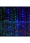 Jms Kongdii Çok Renkli Led Icicle Dize Işıkları Noel Peri Işıkları Çelenk Açık 3mx3m