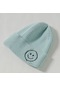 Ikkb Kore Versiyonu Sevimli İşlemeli Ebeveyn-çocuk Örme Şapka Açık Mavi