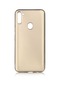 Kilifone - Samsung Uyumlu Galaxy M11 - Kılıf Mat Renkli Esnek Premier Silikon Kapak - Gold