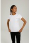 Lumberjack Ct122 Basıc C Neck T-shır Beyaz Kadın Kısa Kol T-shirt 000000000101087015