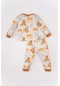 Defacto Erkek Bebek Safari Baskılı Uzun Kollu Premium 2'li Pijama Takımı A9013a524sper42