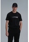 Lufian Erkek Benjamın Modern Grafik T-shirt 111020197 Siyah