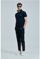 Lufian Erkek Laon Smart Polo T-shirt 111040206 Lacivert Lacivert